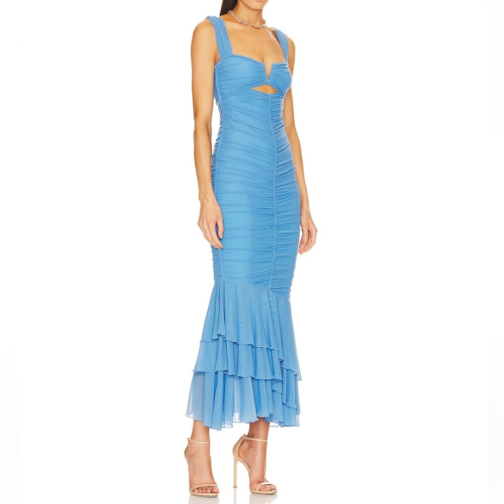 Revolve x Michael Costello Hilary Gown (Pale Blue) - Picture 2 of 3